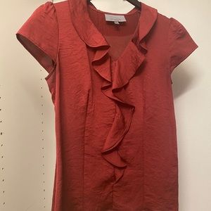 Red hot Classiques crinkle top